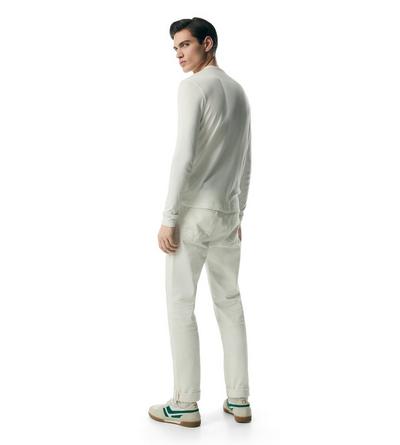 LYOCELL COTTON RIB HENLEY image number 2