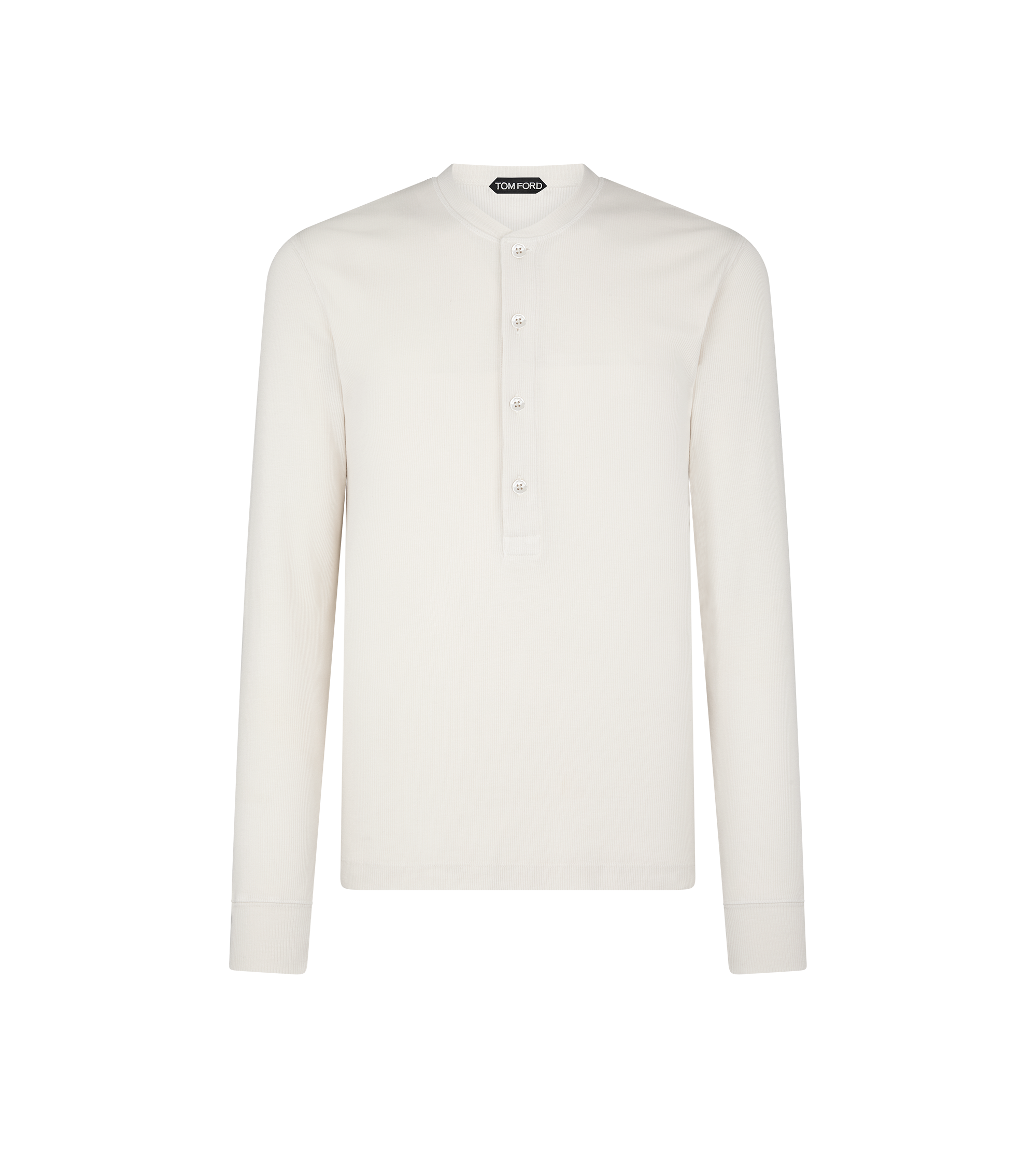 COTTON MODAL RIB HENLEY