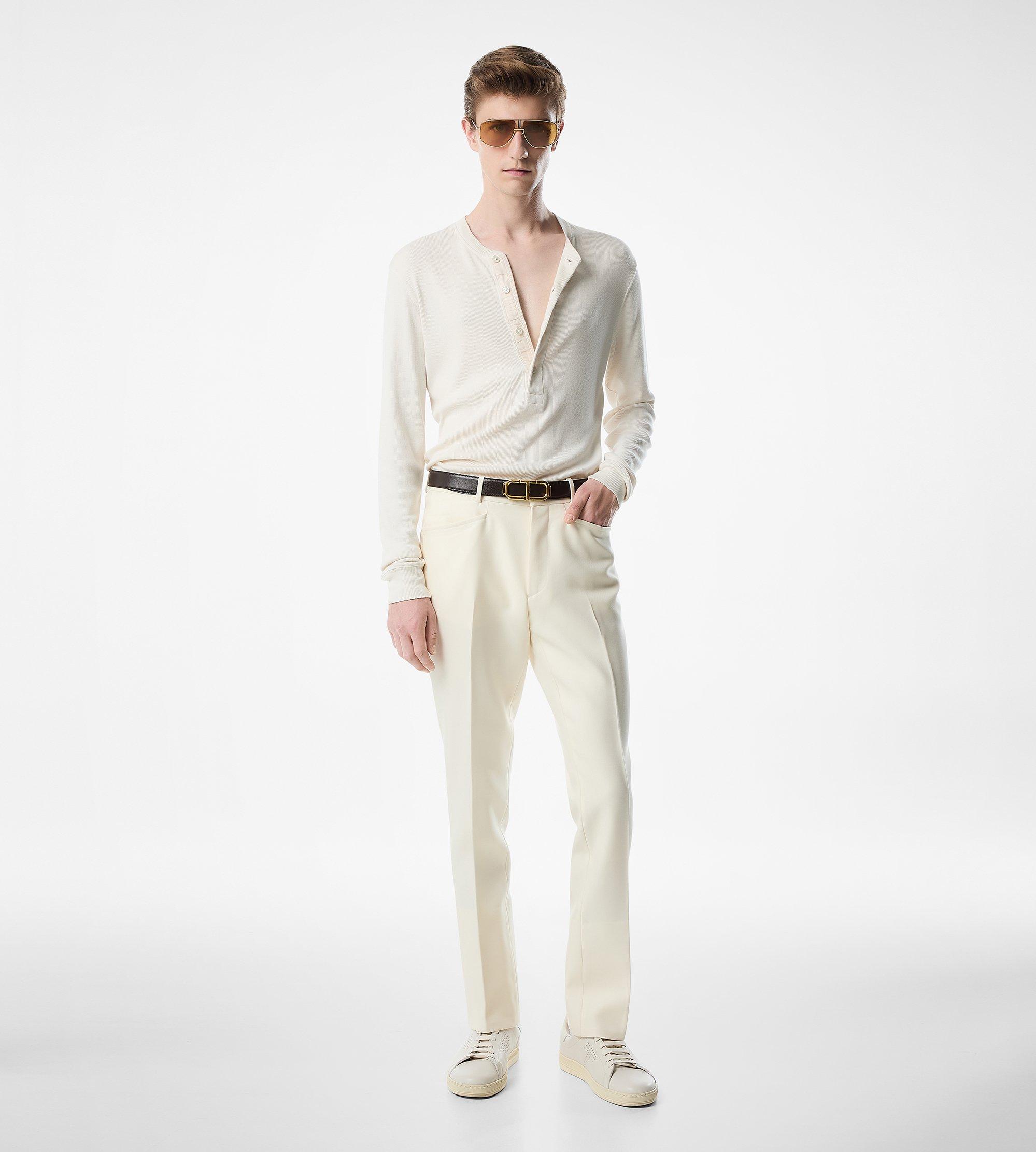 COTTON MODAL RIB HENLEY