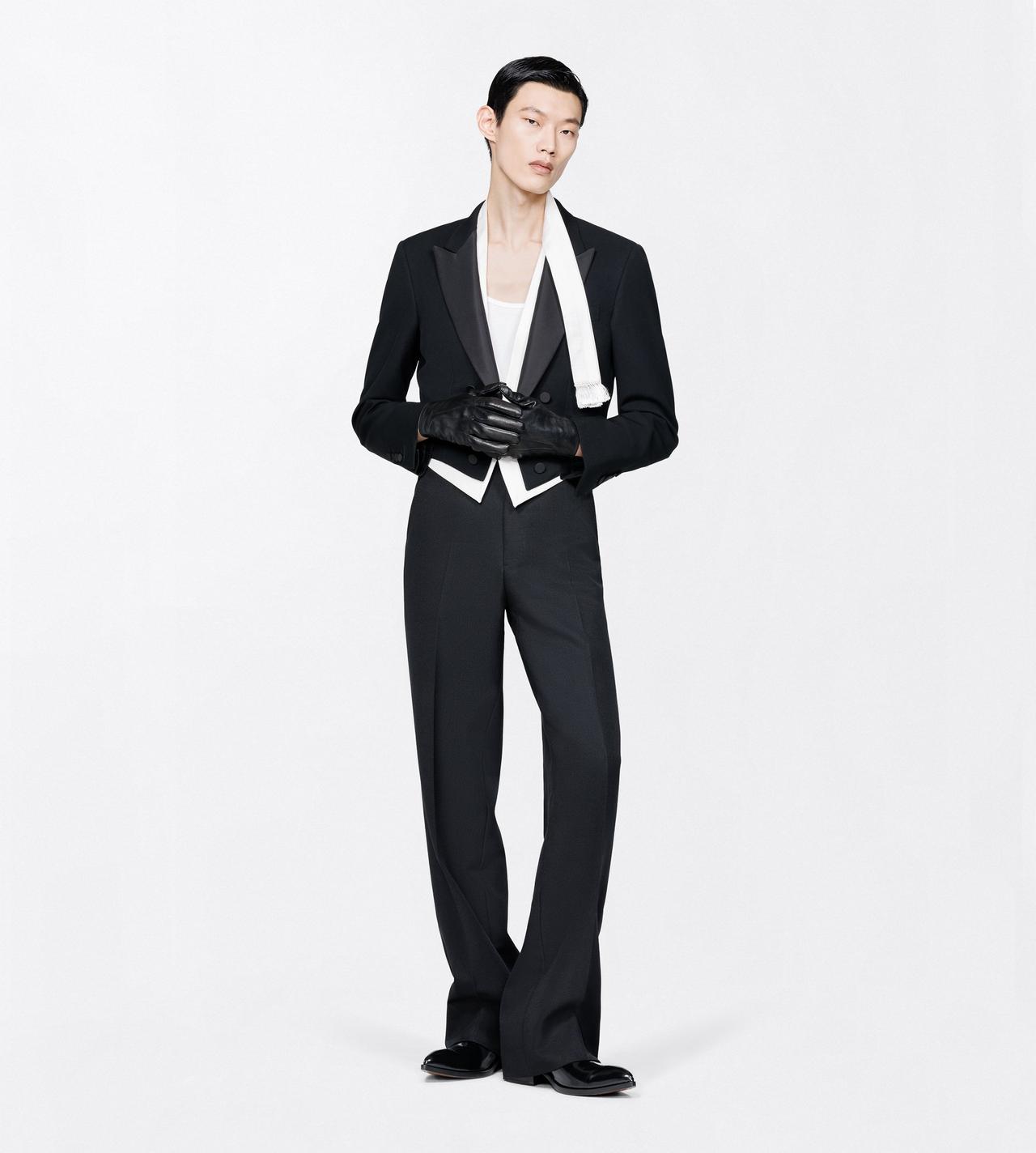 TOM FORD WOOL OC CHAQUETA CORTA DE NOCHE EN GRAIN DE POUDRE ELEGANTE