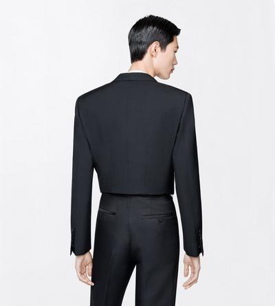 TOM FORD WOOL OC CHAQUETA CORTA DE NOCHE EN GRAIN DE POUDRE ELEGANTE