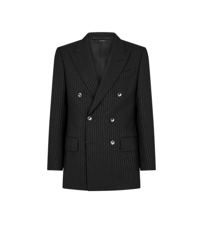 LUREX JACQUARD STRIPE ATTICUS JACKET image number 0