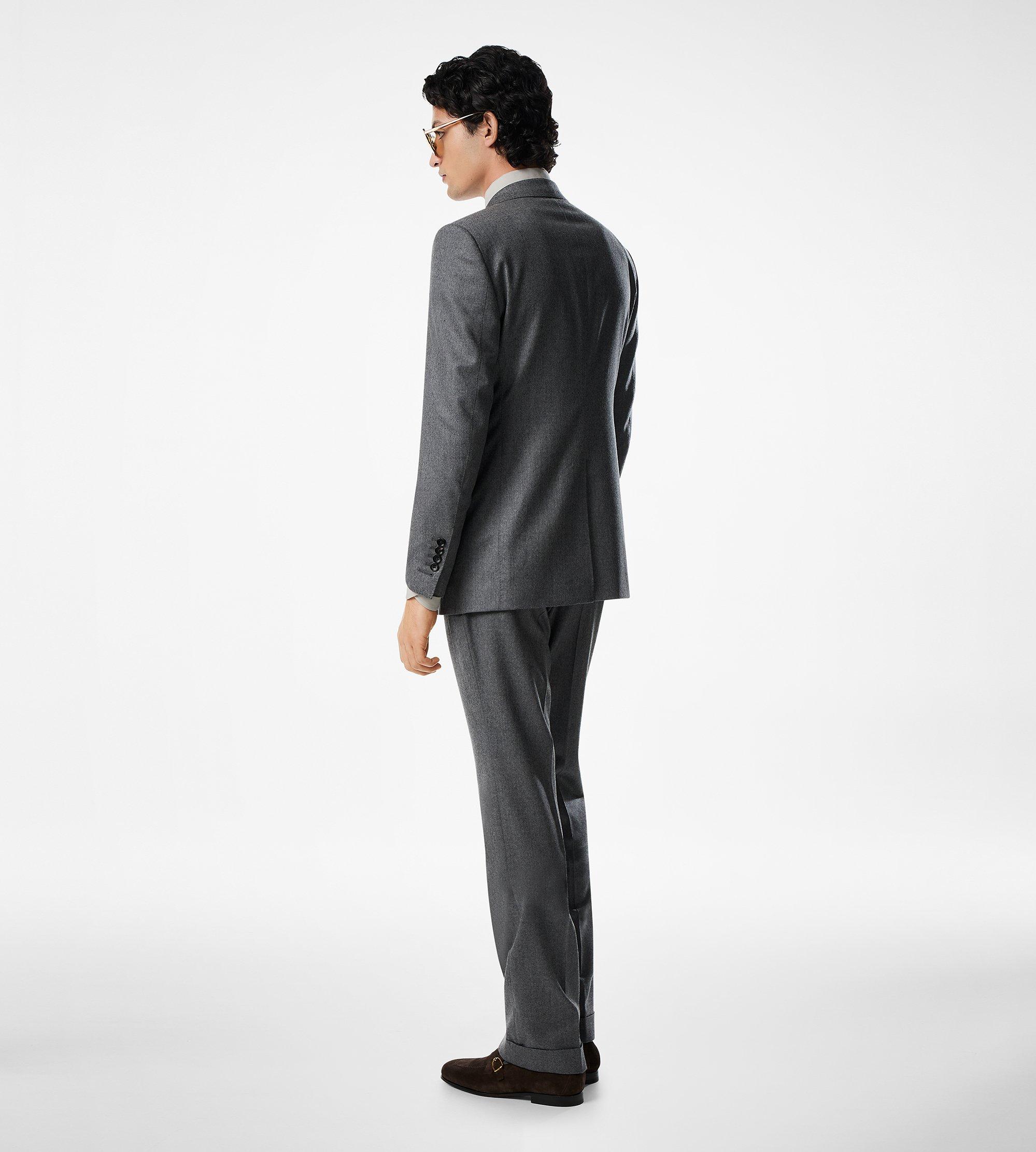 TOM FORD チェック柄ジャケット グレー TOM FORD - 【美品】トムフォード スーツ グレンチェック