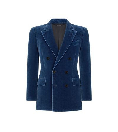 INDIGO VELVET JACKET image number 0