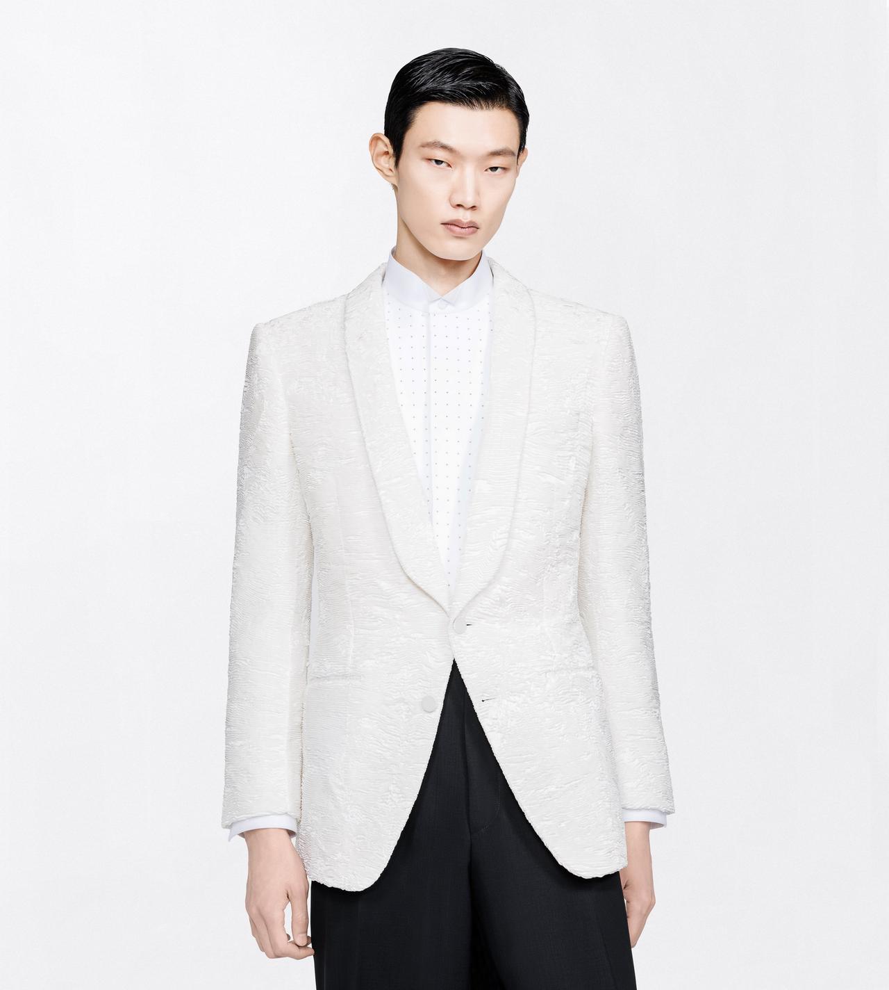 TOM FORD SILK OC SILK ASTRACAN PLISS&Eacute; COLBERT JACKET