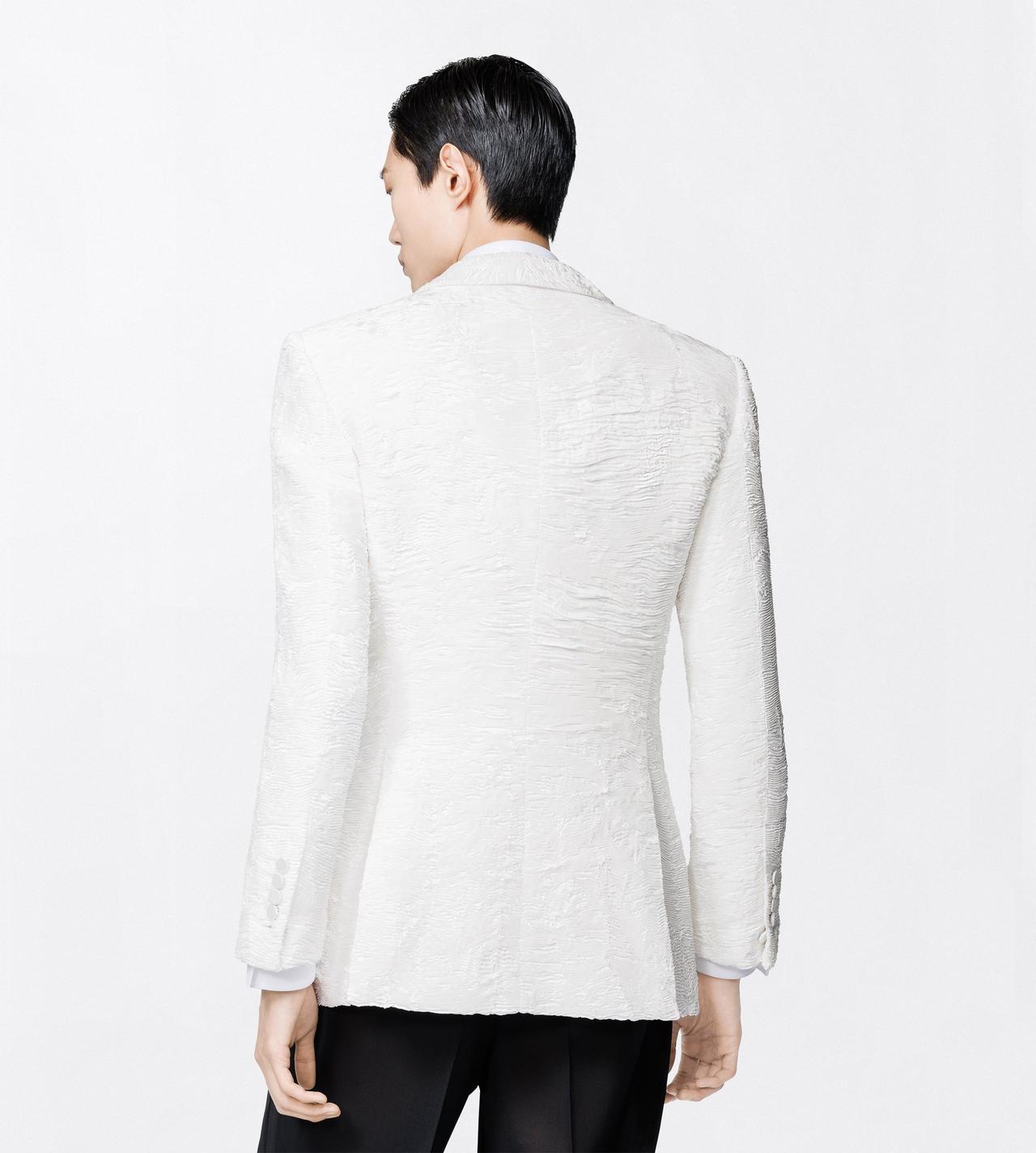 TOM FORD SILK OC SILK ASTRACAN PLISS&Eacute; COLBERT JACKET