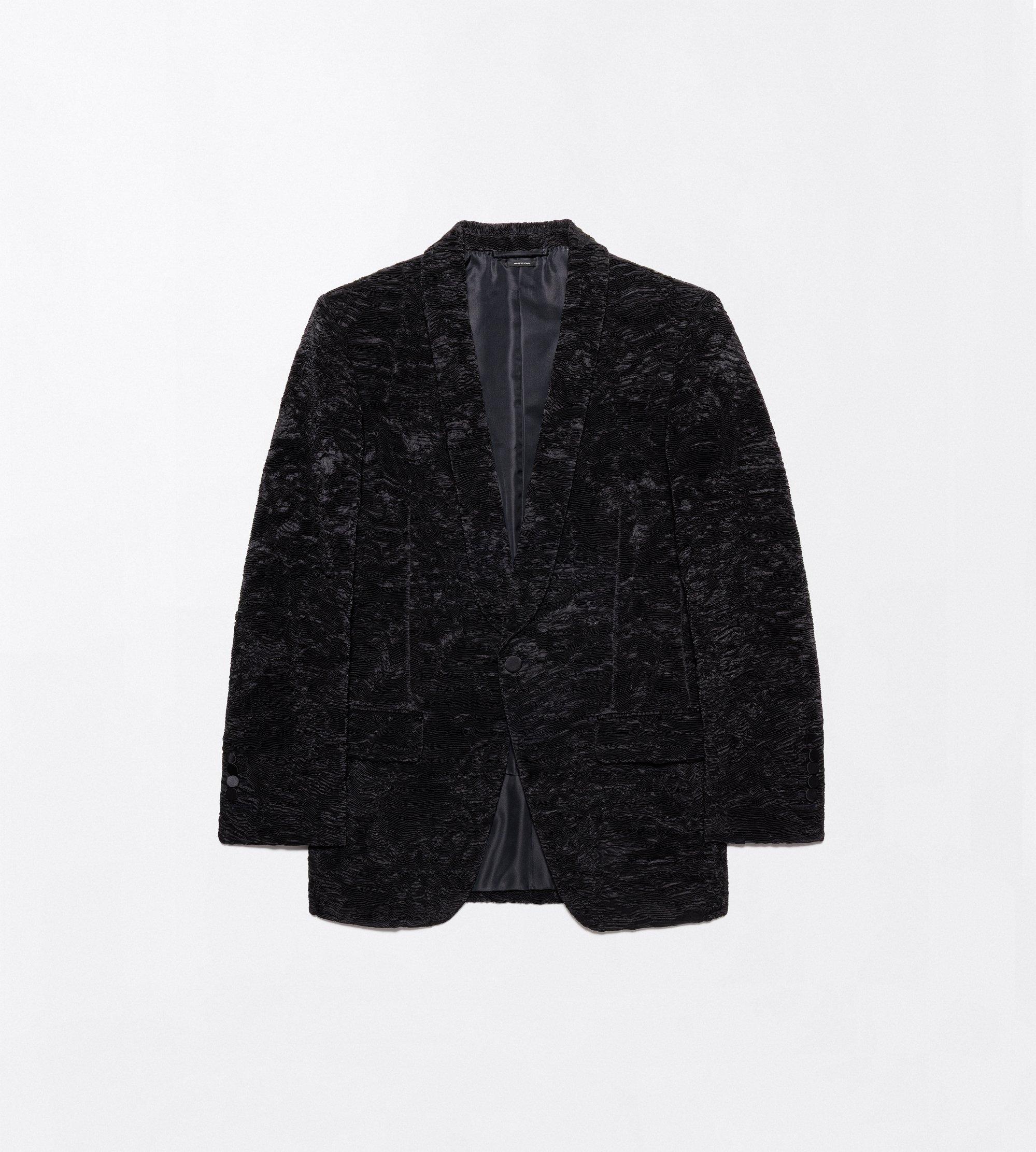 SILK ASTRACAN PLISS&Eacute; COLBERT JACKET