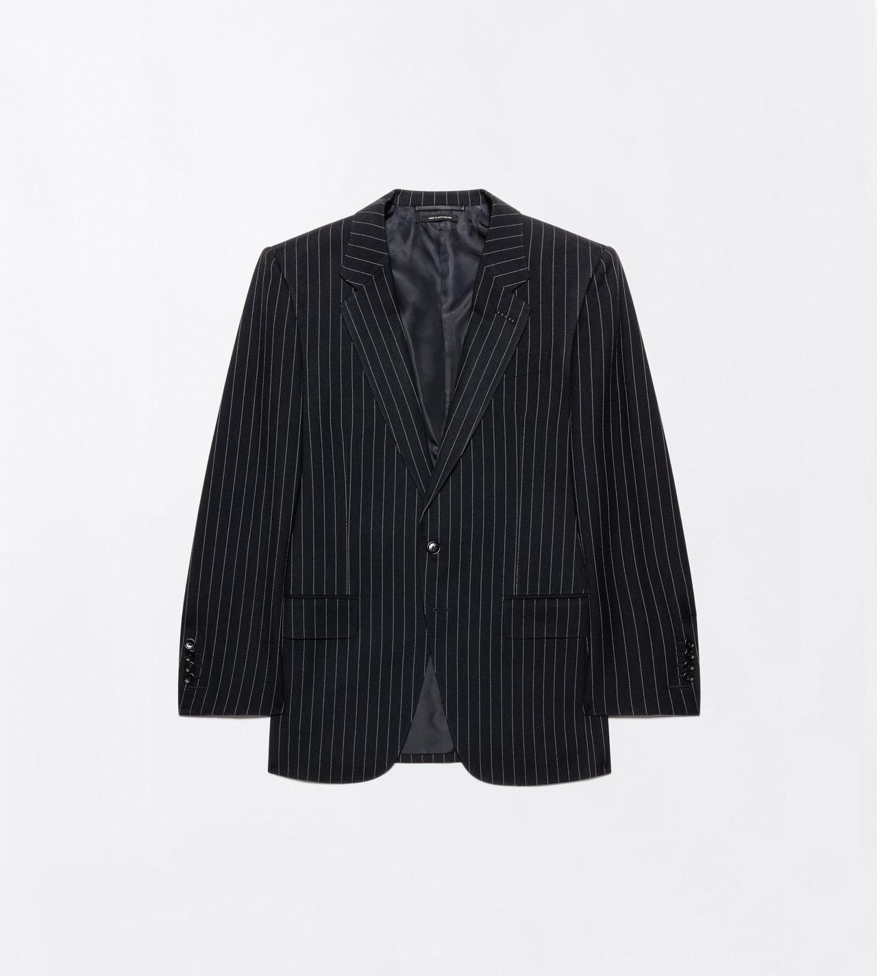 TOM FORD WOOL OC TWILL SHARP STRIPE COLBERT JACKET