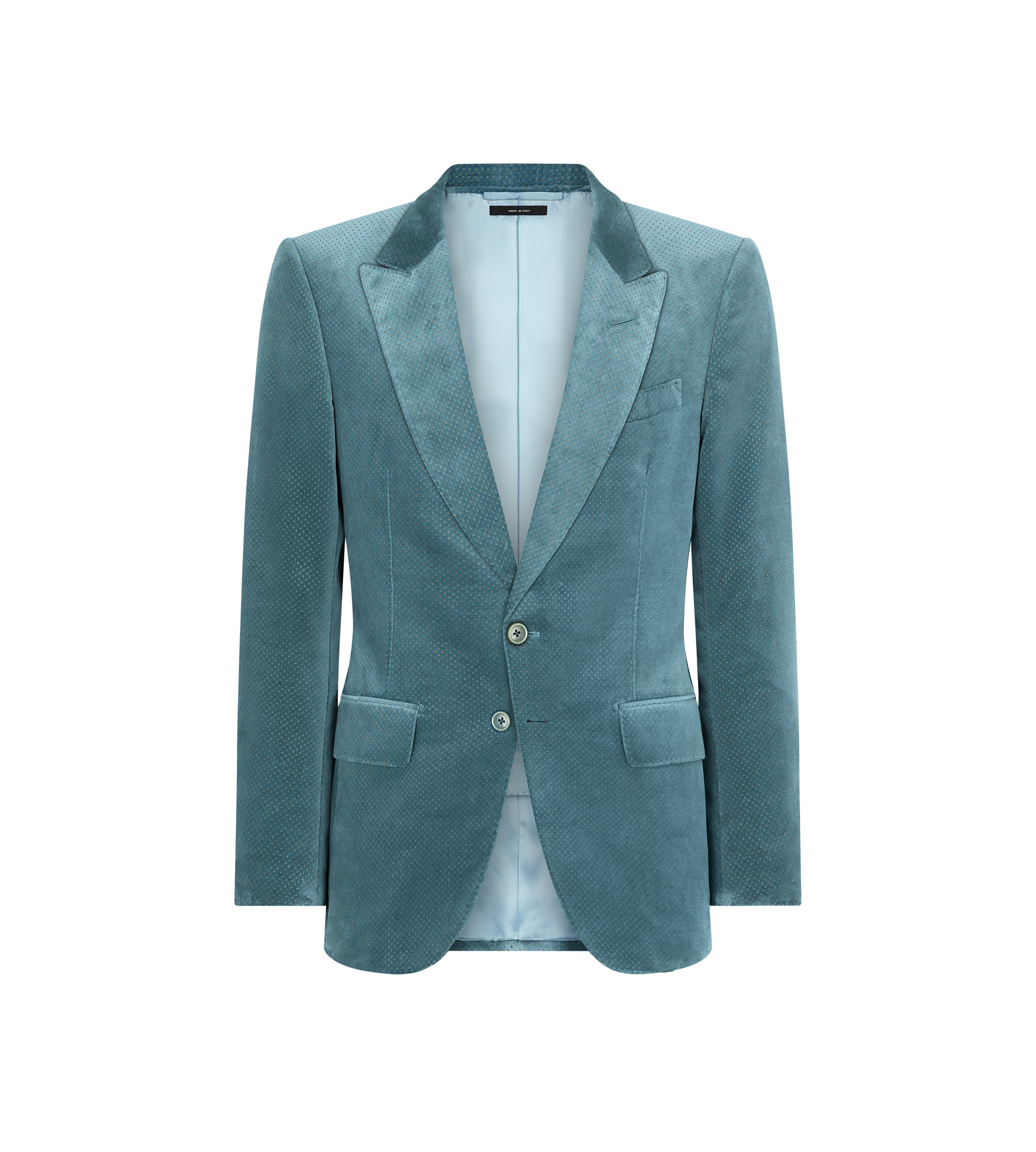 VELVET MICRO POLKA DOT JACKET