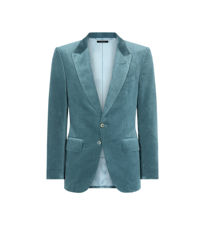 VELVET MICRO POLKA DOT JACKET image number 0