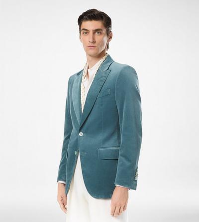 VELVET MICRO POLKA DOT JACKET image number 3