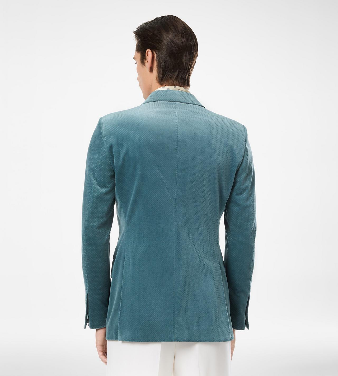 VELVET MICRO POLKA DOT JACKET image number 4