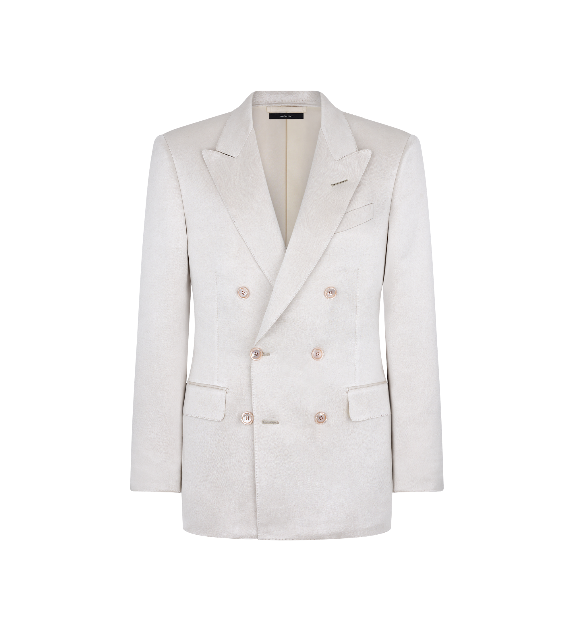 TEXTURED PEACHED SATIN JACKET