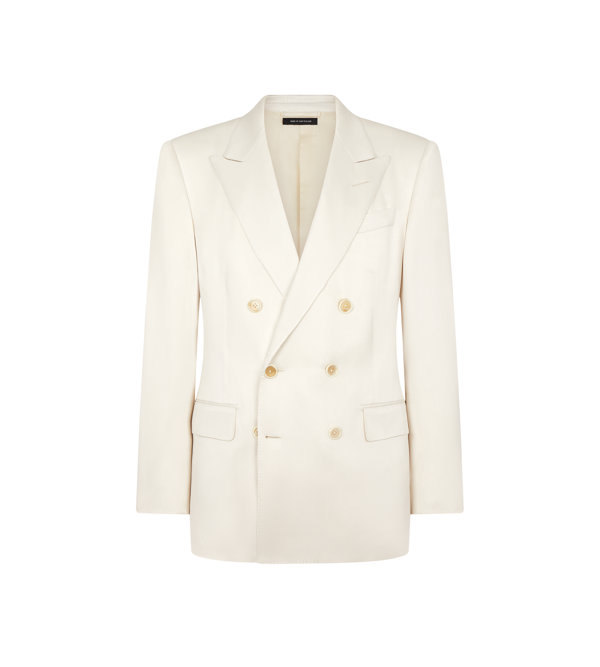 PURE SILK PEACHED GABARDINE JACKET