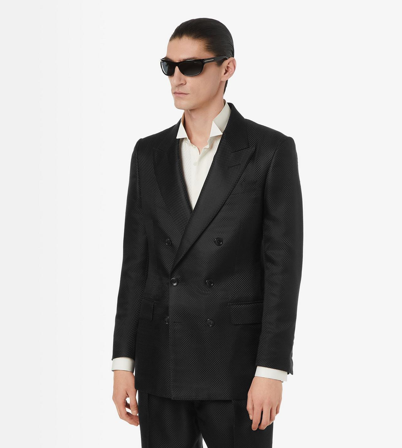 SILK GRAND HOPSACK JACKET image number 2