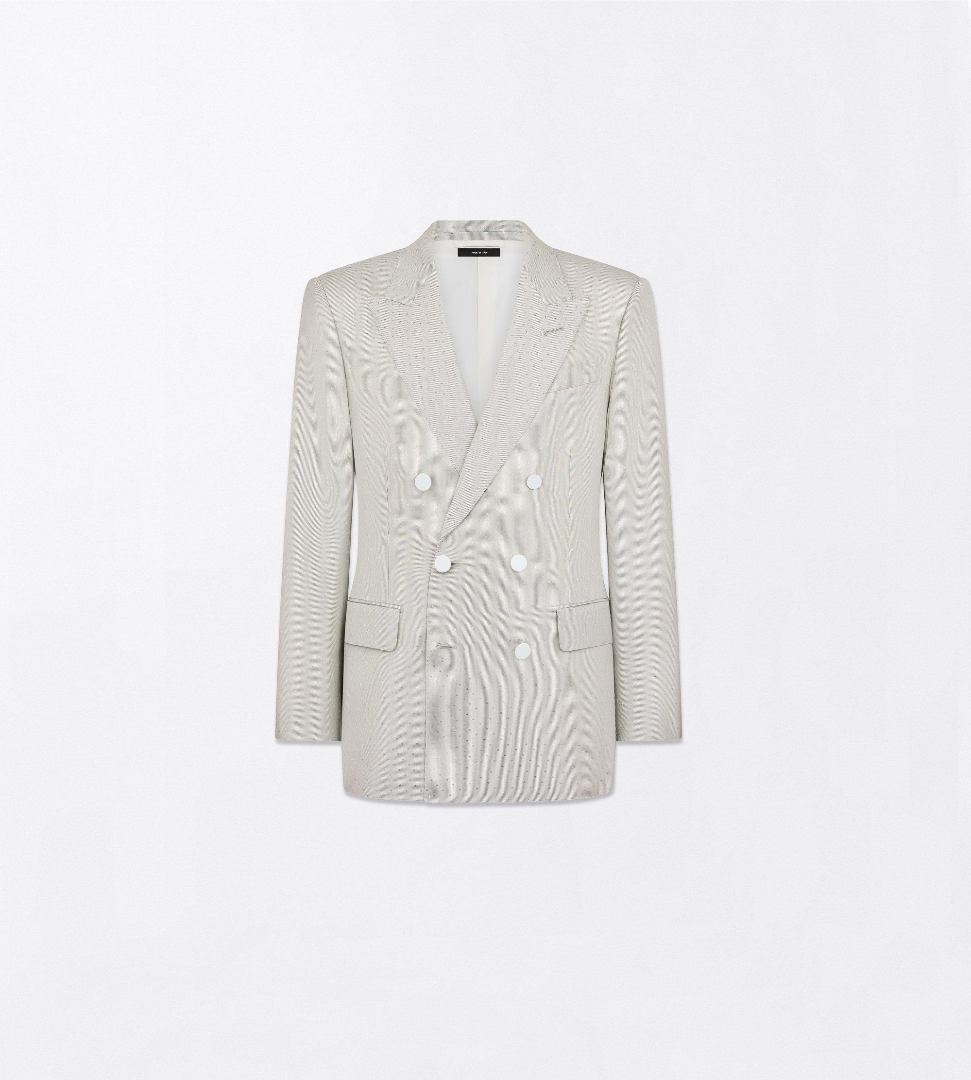 STRIPE SATIN POLKA DOT JACKET