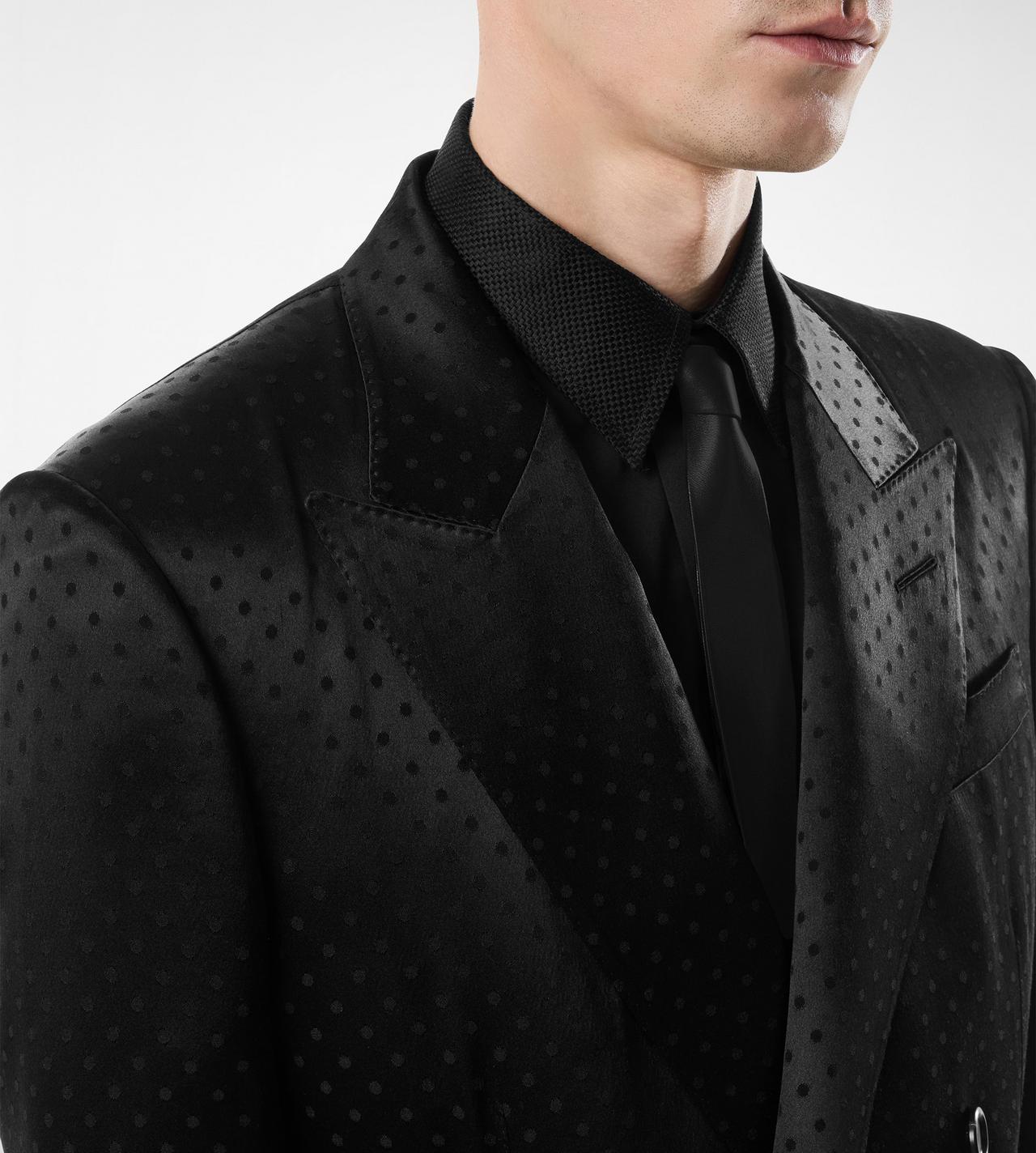 SATIN POLKA DOT JACQUARD JACKET image number 1