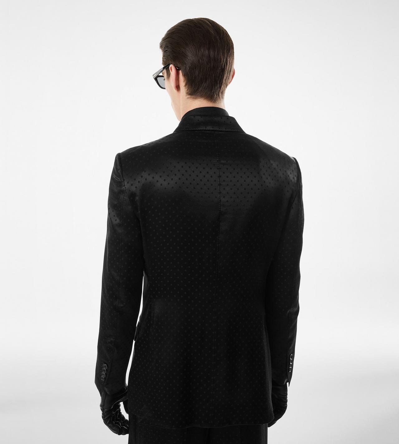 SATIN POLKA DOT JACQUARD JACKET image number 3