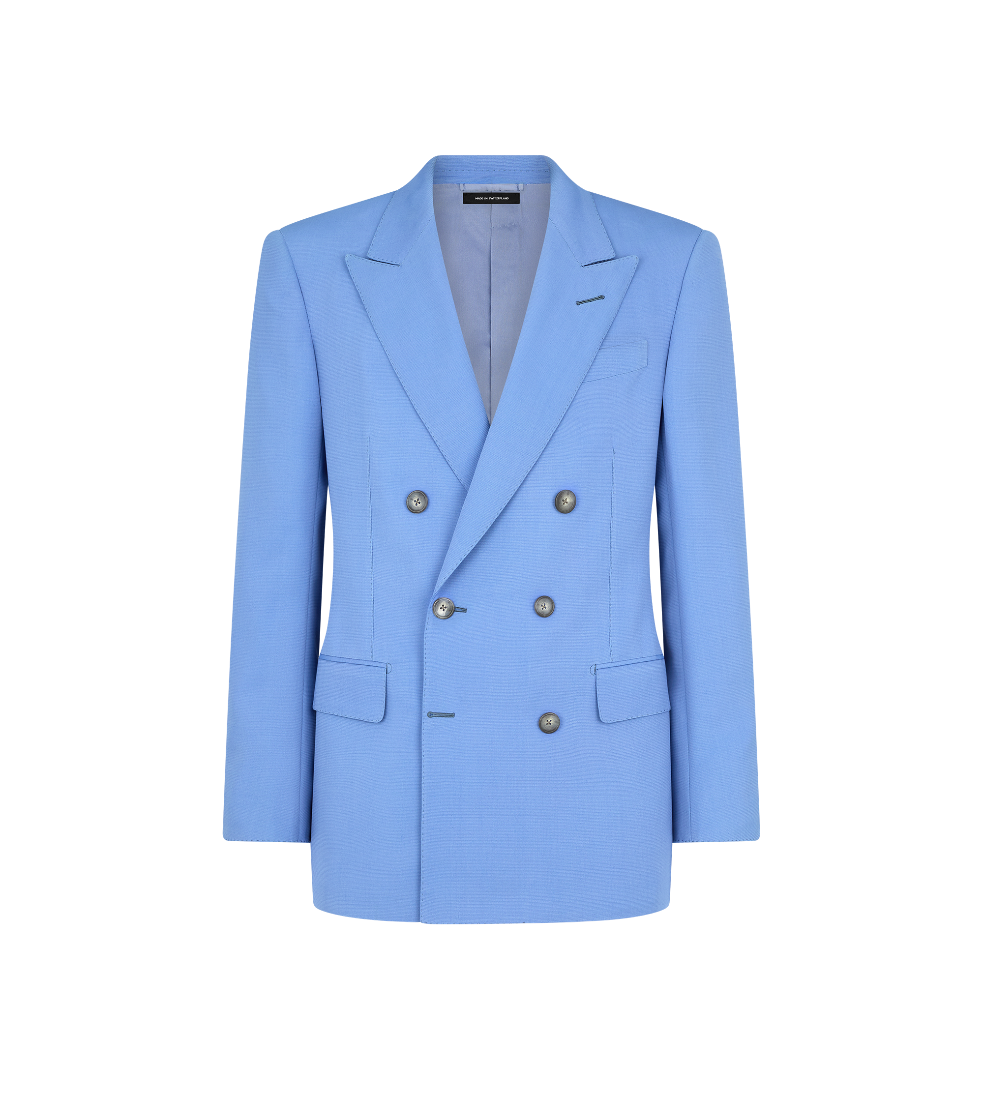 JACKE AUS WOLL-VISKOSE-DOPPELFAILLE