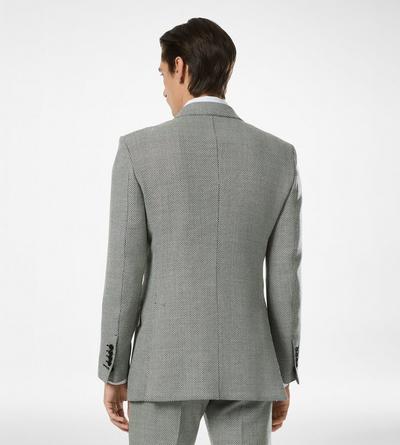 TOM FORD  OC JACKE MIT NEGATIVE-BIRDSEYE-STRUKTUR