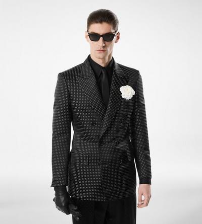 DUCHESSE POLKA DOT JACQUARD JACKET image number 2