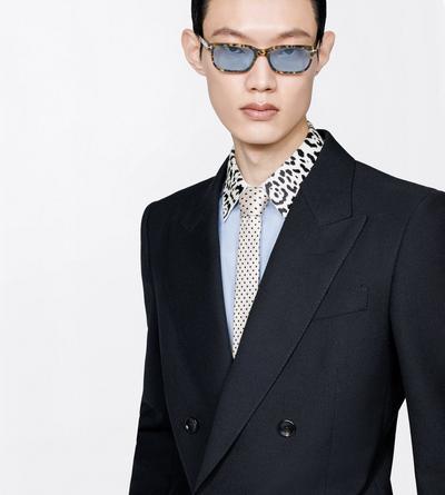 TOM FORD WOOL OC 3 PLY FRESCO COLBERT JACKET