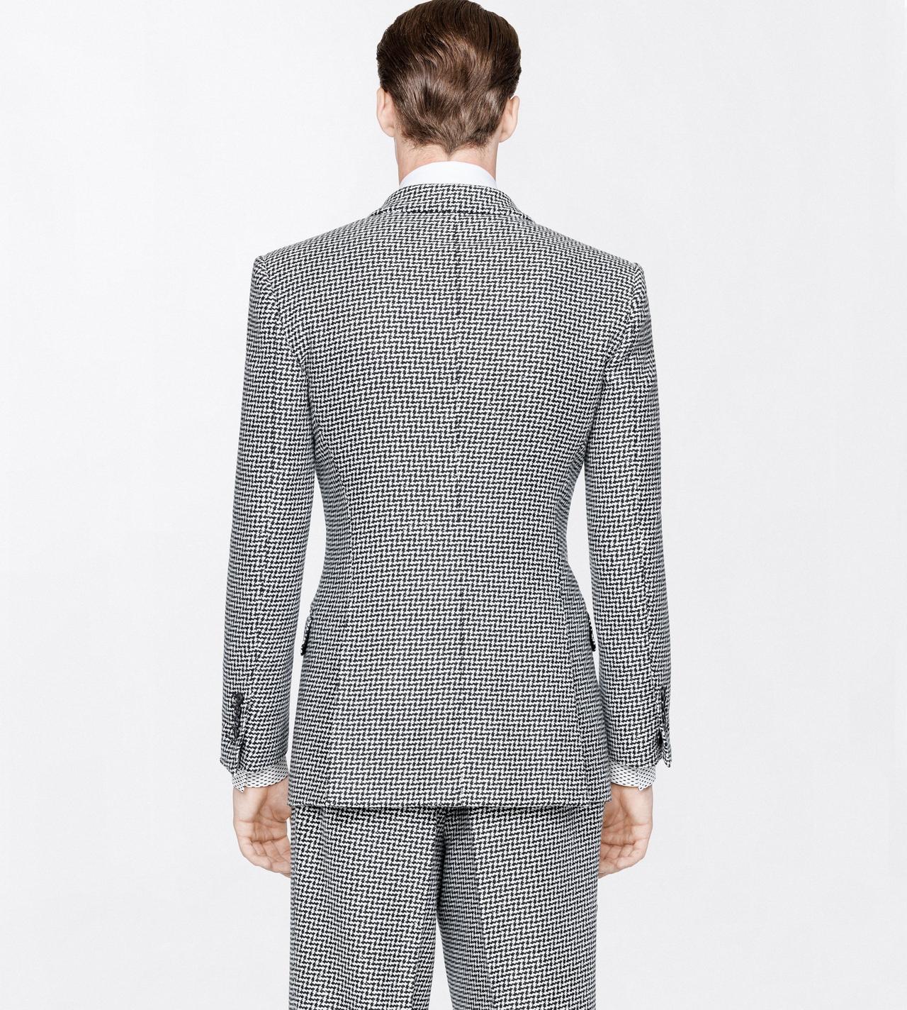TOM FORD WOOL BLEND OC SEQUIN PIED DE POULE COLBERT JACKET