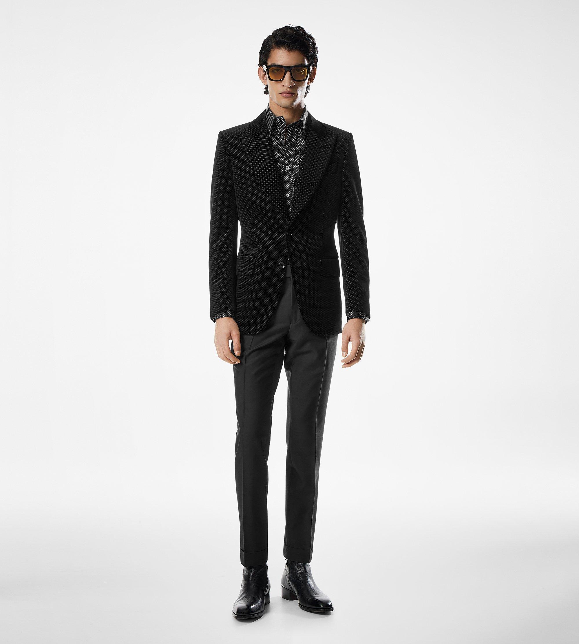 VELVET POLKA DOT DYLLAN JACKET
