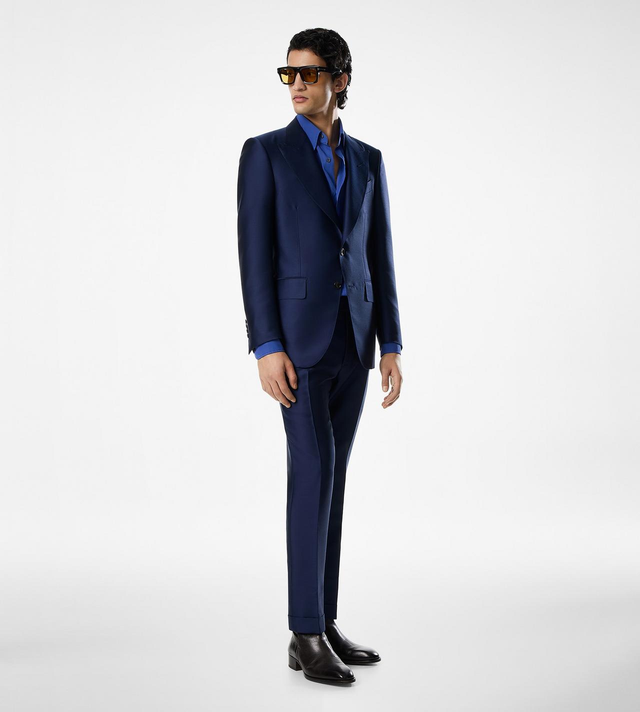 MOHAIR SILK TWILL DYLLAN JACKET image number 1