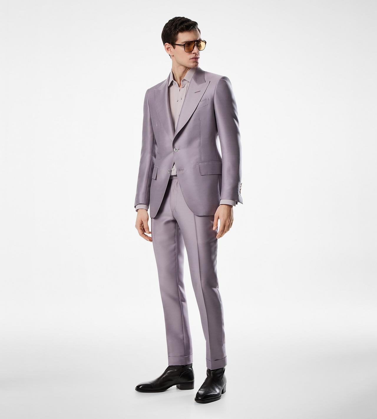 MOHAIR SILK TWILL DYLLAN JACKET image number 1