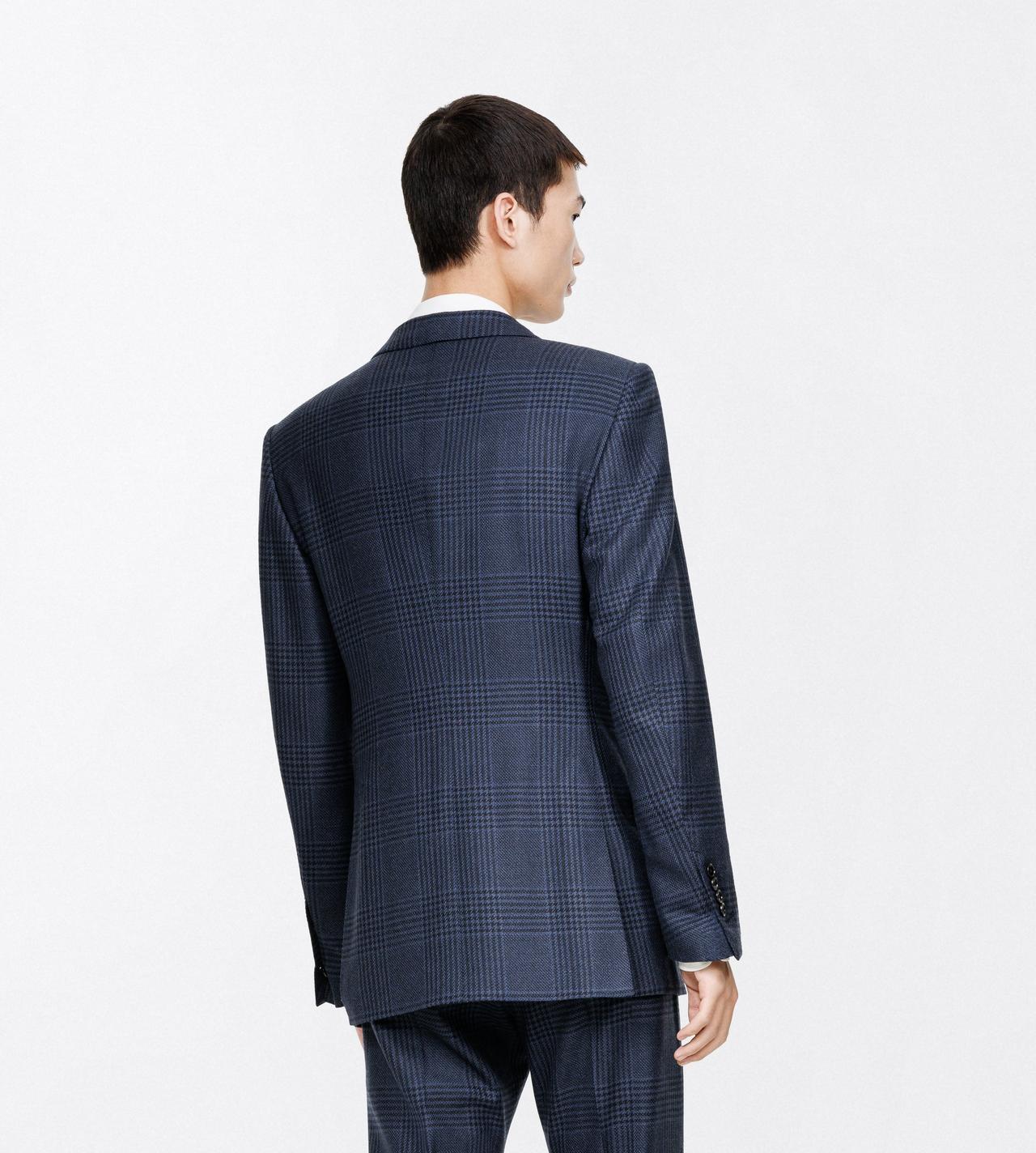 TOM FORD WOOL NAVY MULTICOLOR GRAND CHECK O'CONNOR JACKET