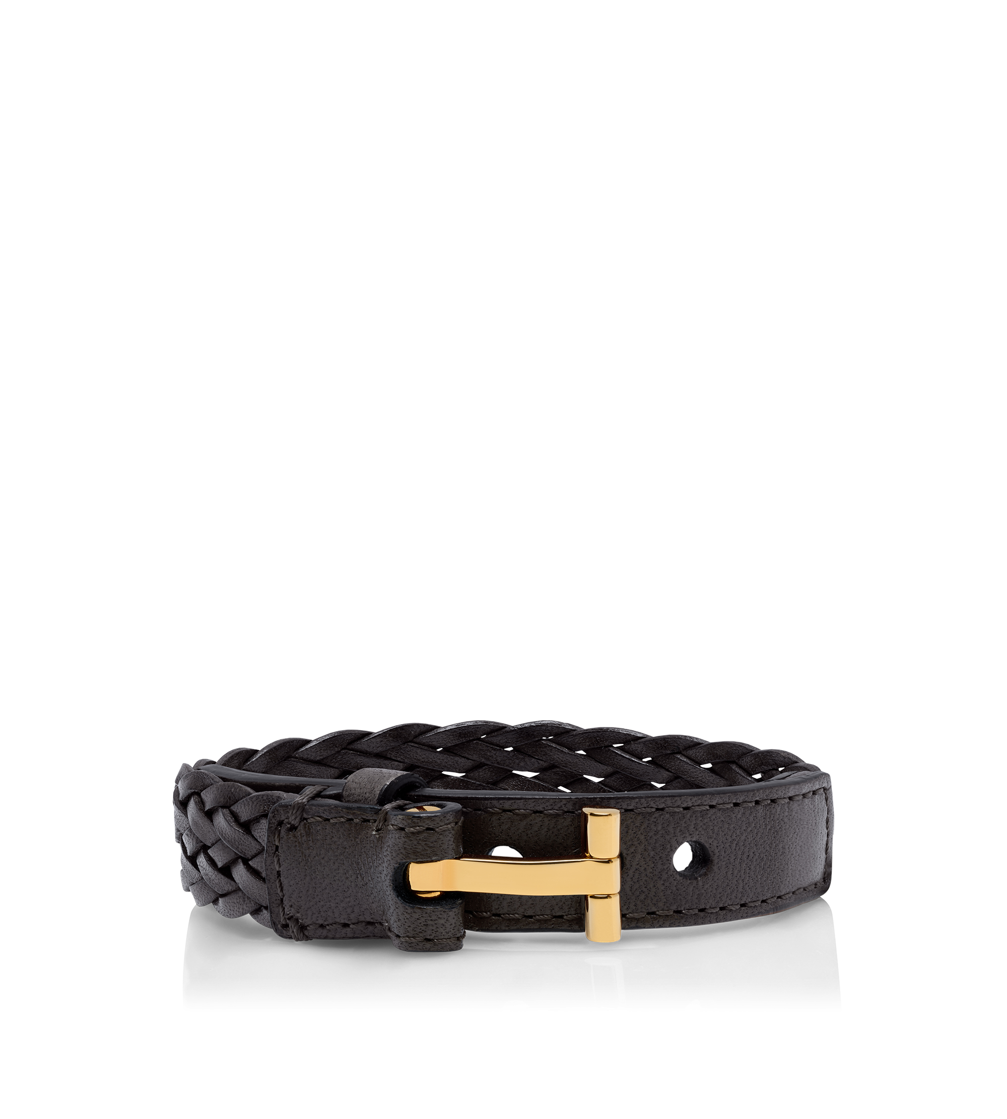ブレスレット Tom Ford JM0001T WCABR WOVEN CALF LEATHER Bracelet TOM FORD Brass & Braided Leather Bracelet | Saks Fifth Avenue