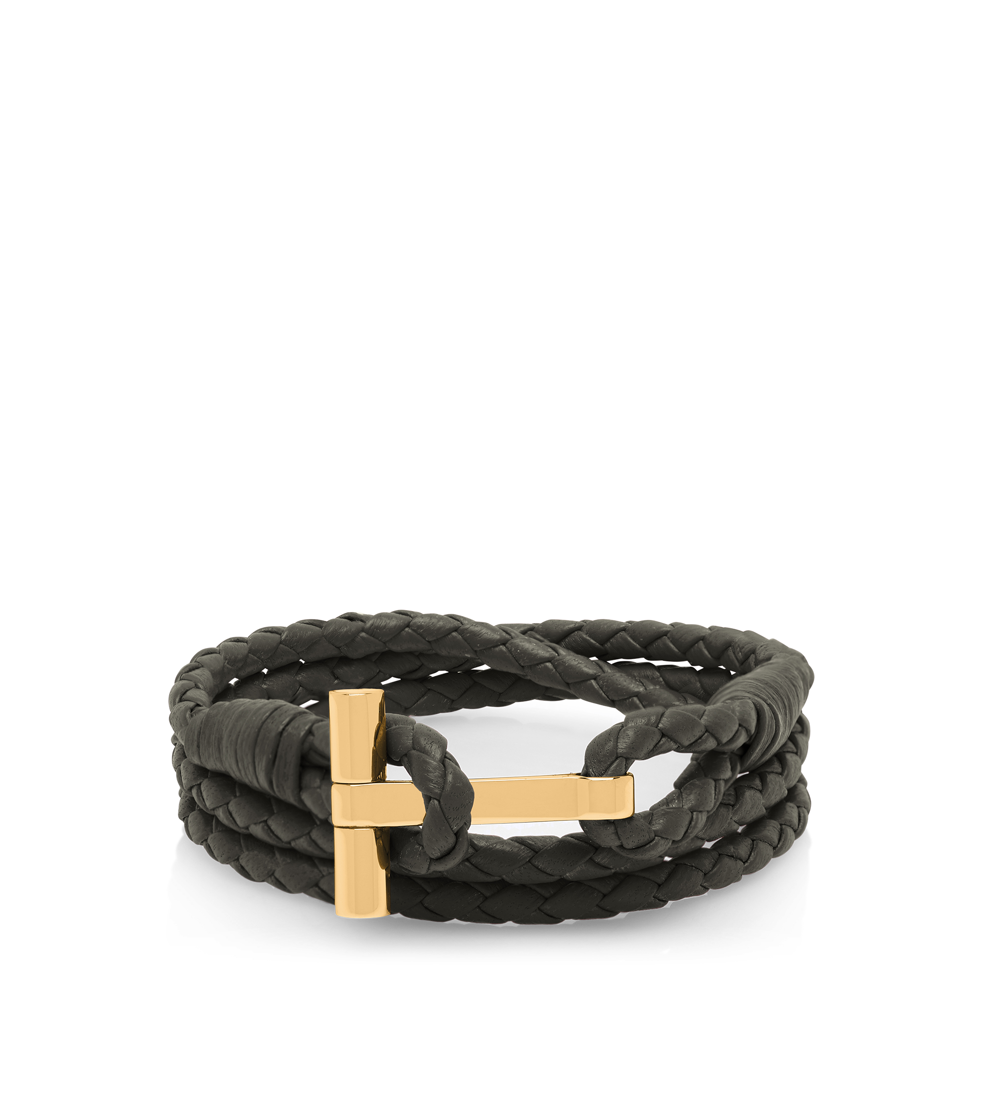 BRACELET T EN CUIR TRESS&Eacute;