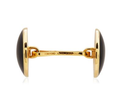 ONYX ROUND CUFFLINKS | Tom Ford Fashion