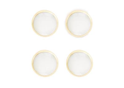 MOTHER OF PEARL ROUND SHIRT STUDS image number 0