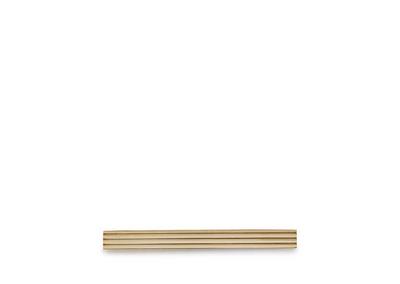 STRIPED YELLOW GOLD TIE BAR image number 0