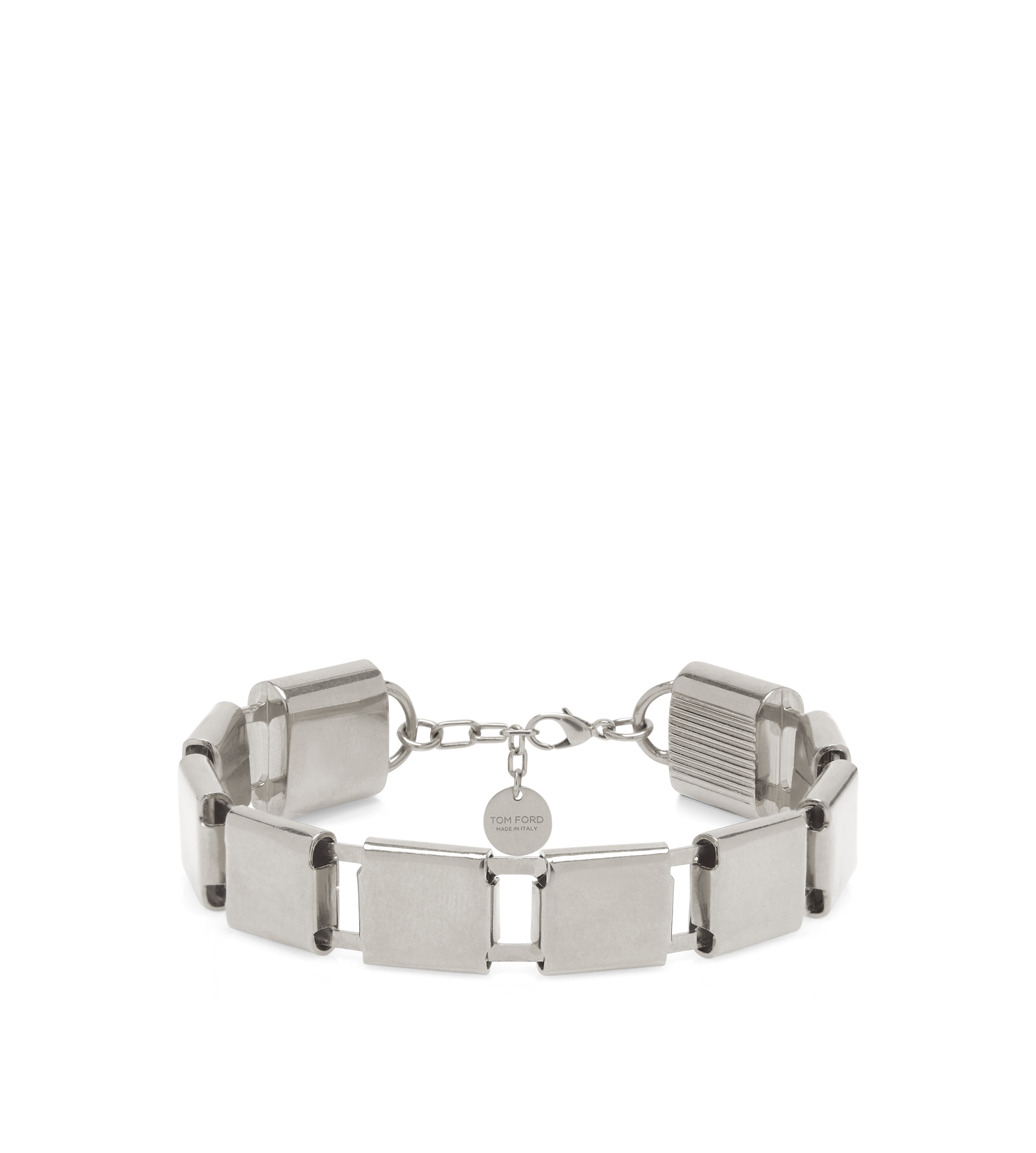 BRASS BOX BRACELET WITH PADLOCKS