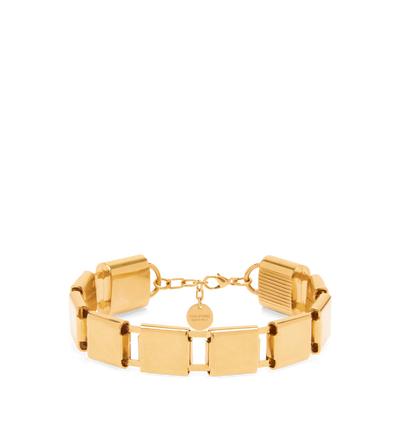 BRASS BOX BRACELET WITH PADLOCKS image number 0