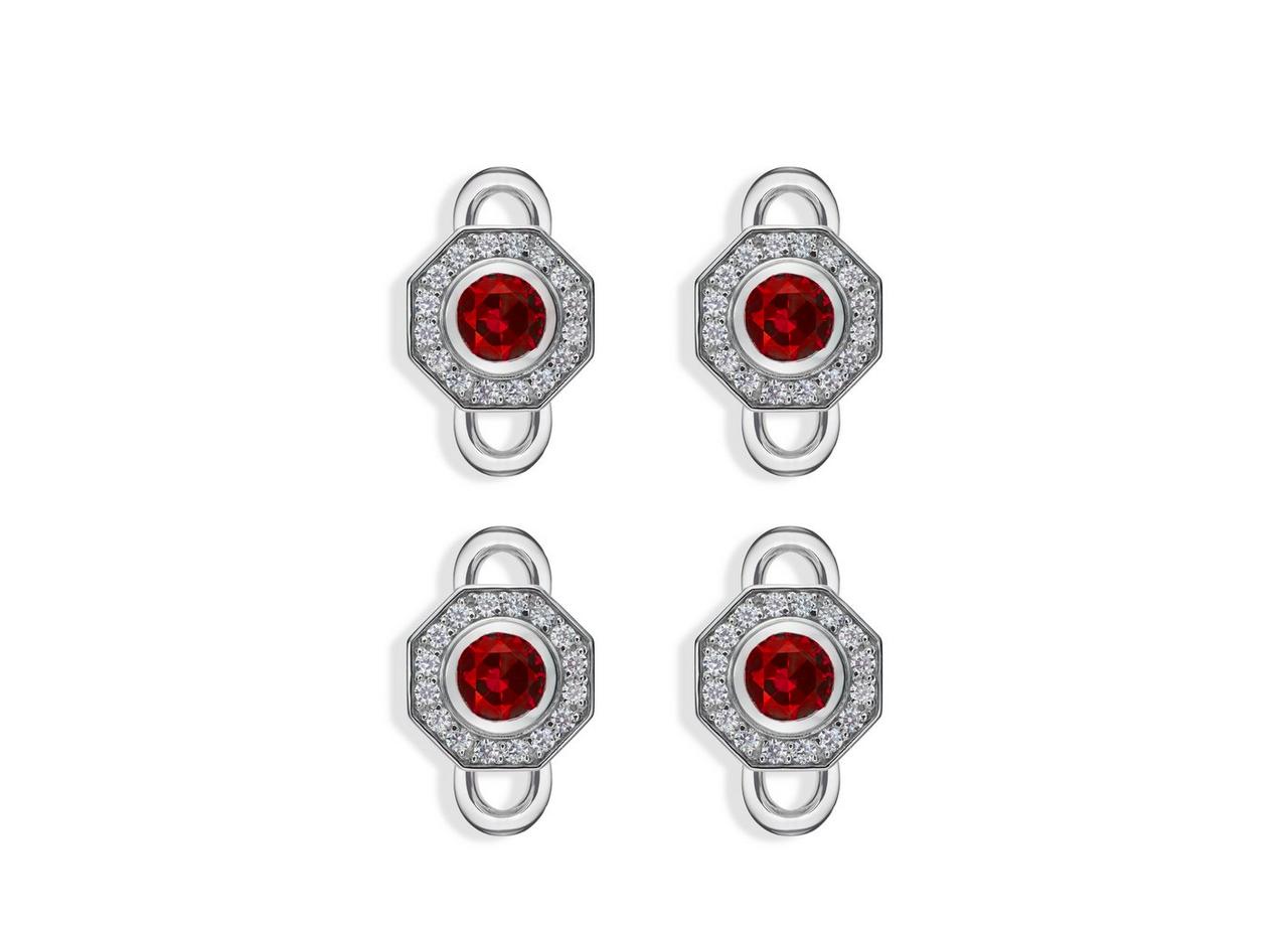 OCTAGON DIAMOND STUDS image number 0