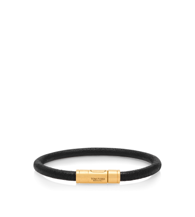 TUBULAR LEATHER BRACELET