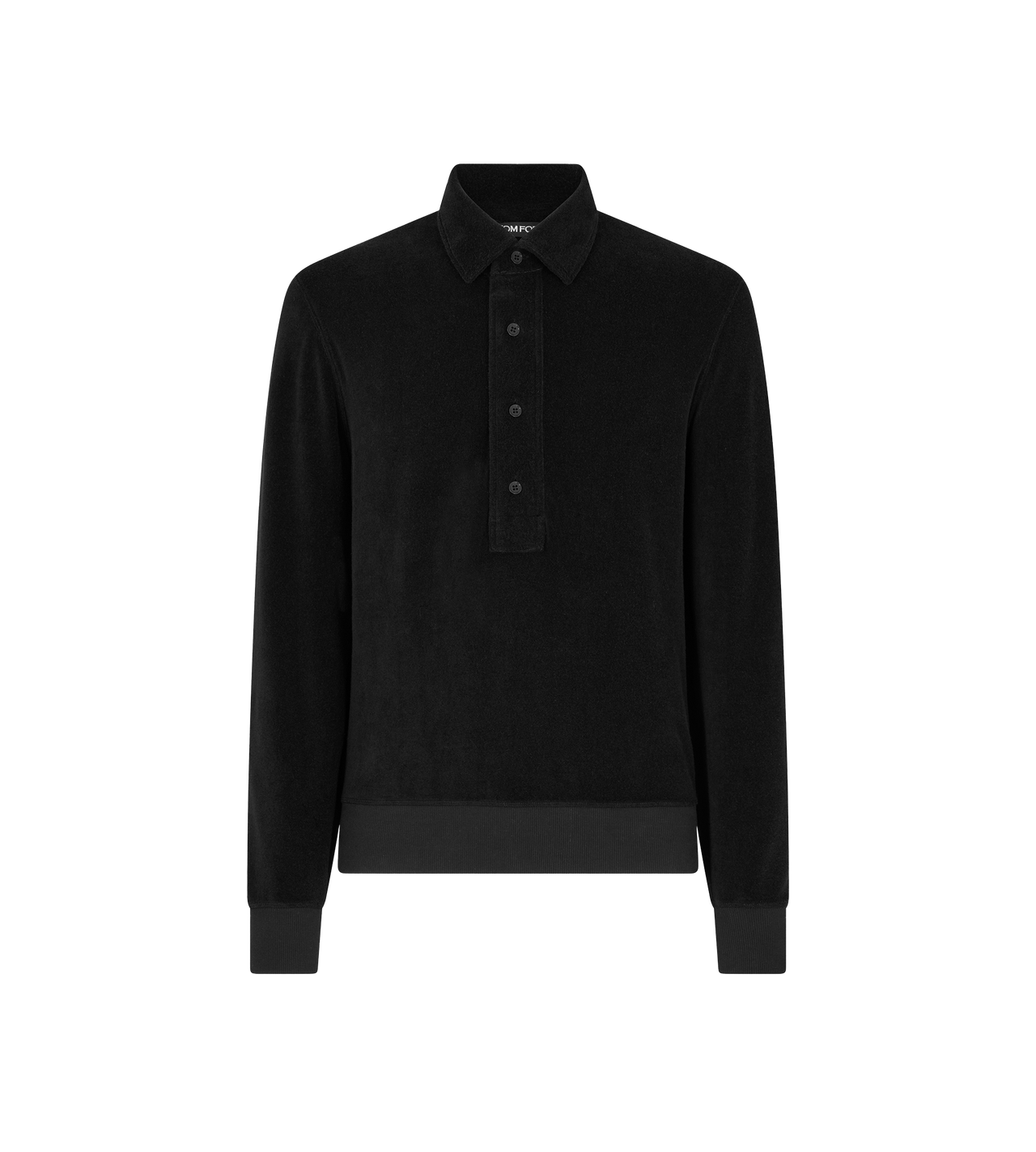 LONG SLEEVE TOWELLING POLO image number 0