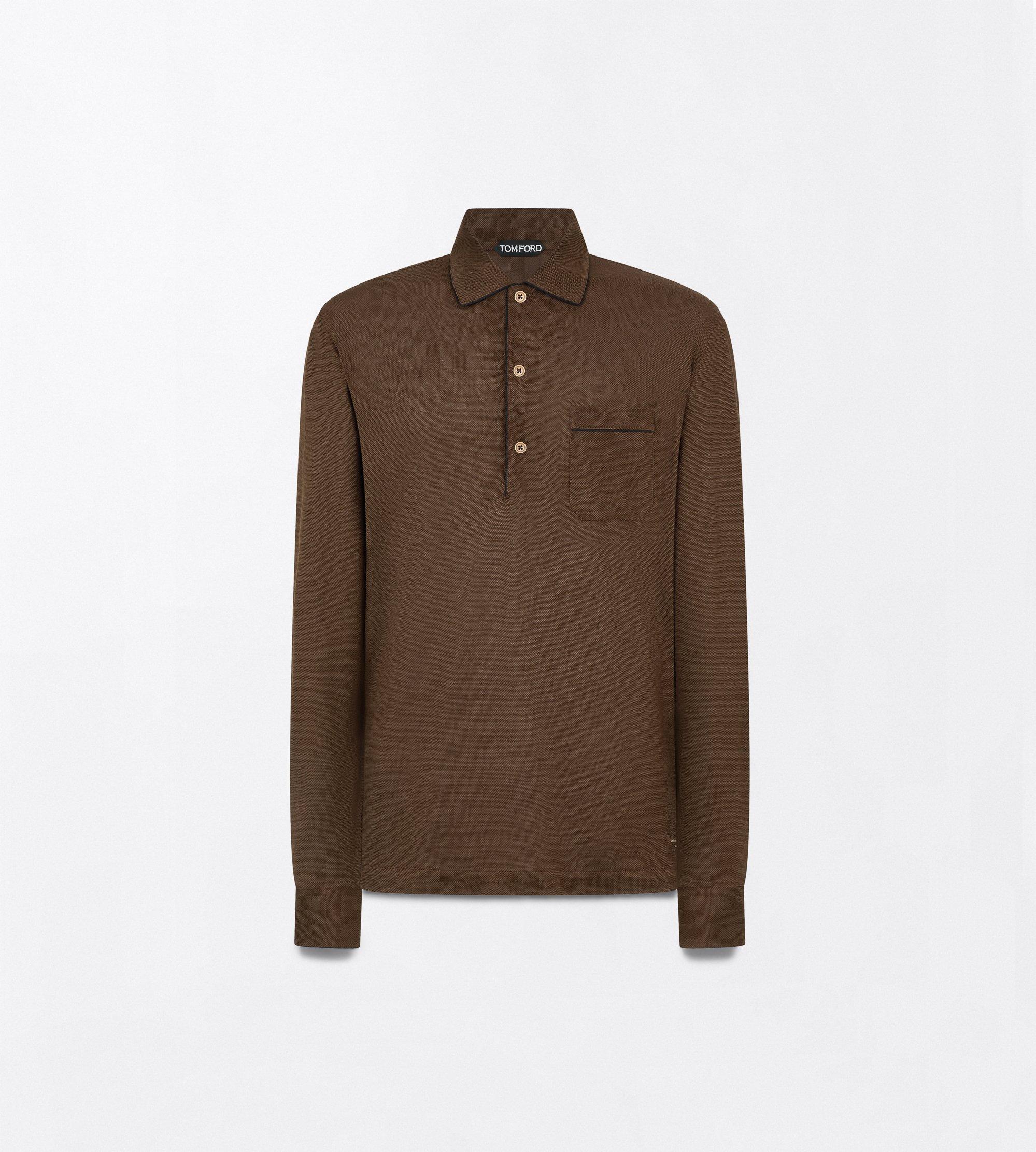 COTTON SILK PIQUET POLO
