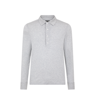 COTTON CASHMERE SILK POLO