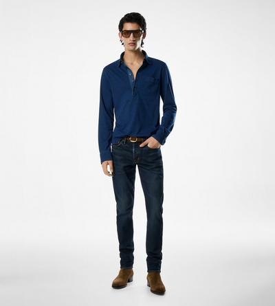 LONG SLEEVE COTTON POLO image number 1