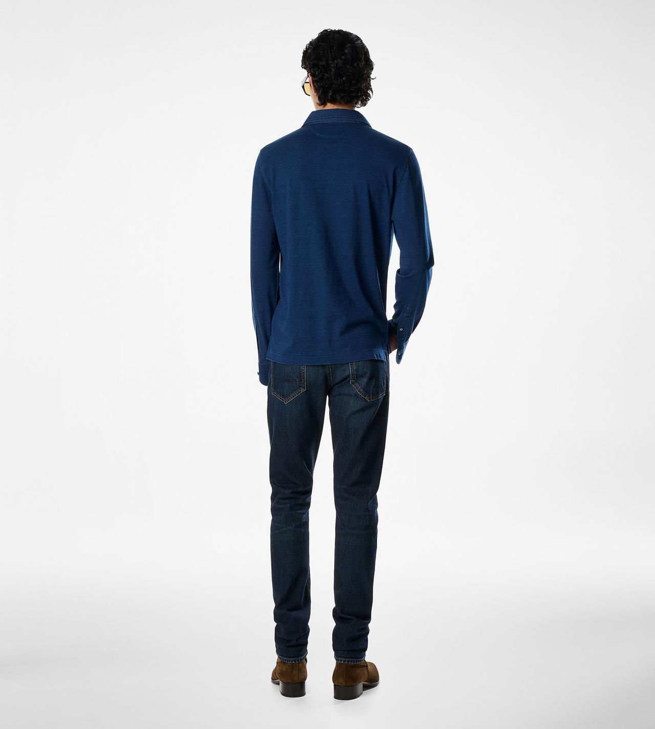 LONG SLEEVE COTTON POLO image number 2