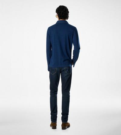 LONG SLEEVE COTTON POLO image number 2