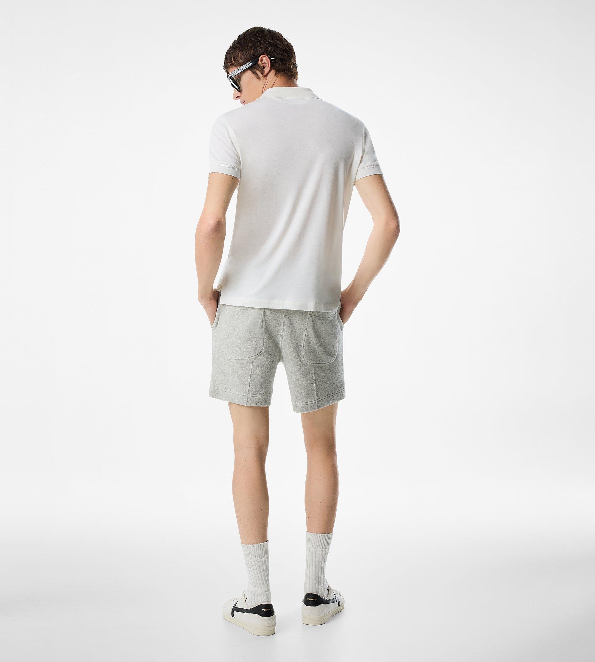 COTTON CASHMERE SHORT SLEEVE POLO | TOM FORD Fashion