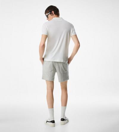 COTTON CASHMERE SHORT SLEEVE POLO image number 2