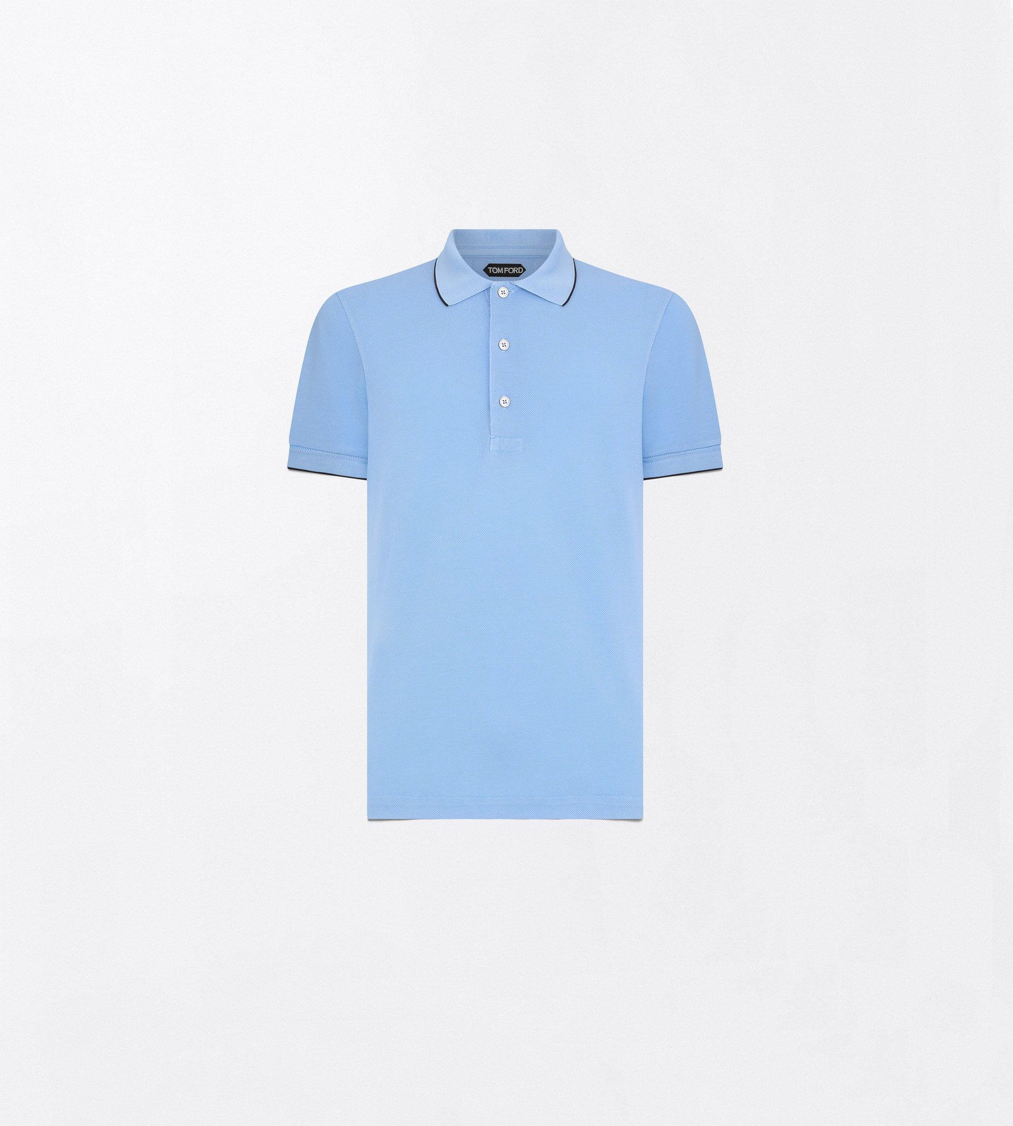 CONTRAST PIPING PIQUET POLO