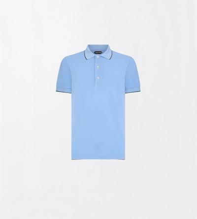 CONTRAST PIPING PIQUET POLO
